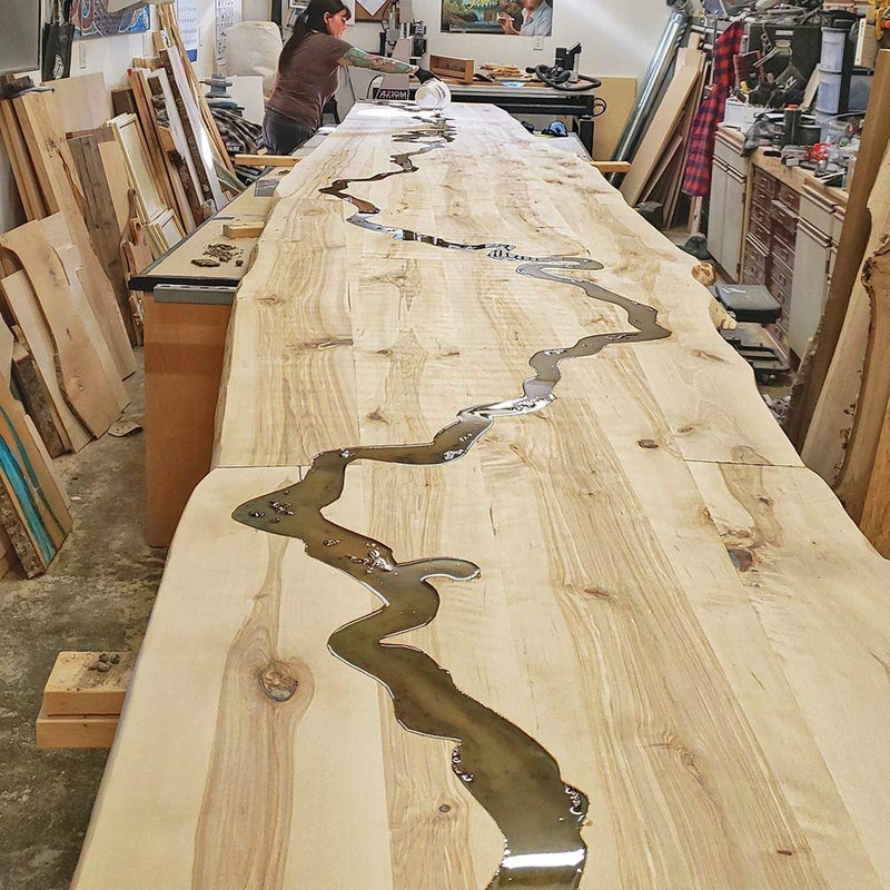 TotalBoat MakerPoxy Crystal Clear Artistâ€™s Resin by Jess Crow | Two Part Epoxy for Resin Art |Features Long Working Time, Resistant to Scratches and Yellowing (Gallon Kit) - Image 4